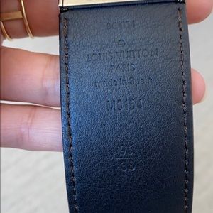 Louis Vuitton Accessories - Louis Vuitton Mens Belt 95 - 38 Louis Vuitton Accessories - Louis Vuitton Mens Belt 95 - 38